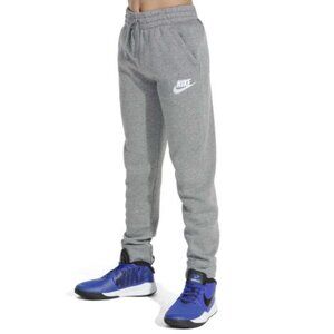 Nike Kids NSW Club fleece Joggers Gray Size Large